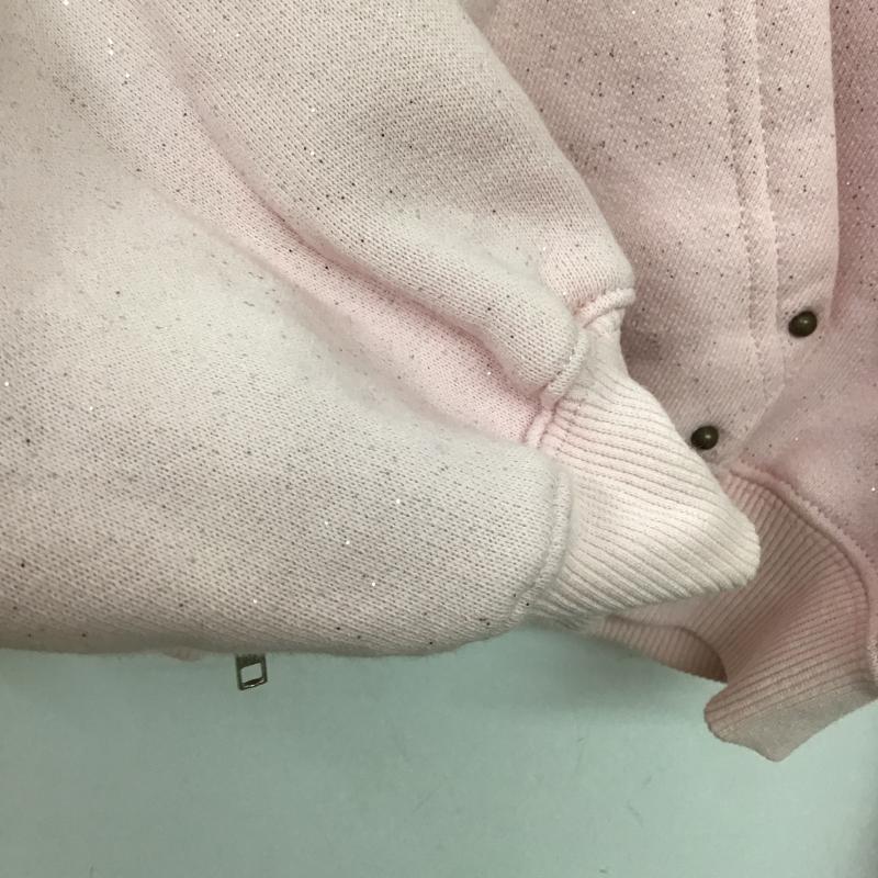 ナインティナインティ 9090 パーカー 長袖 M 無地 桃 / ピンク / pink レディース USED 古着 中古 10160809