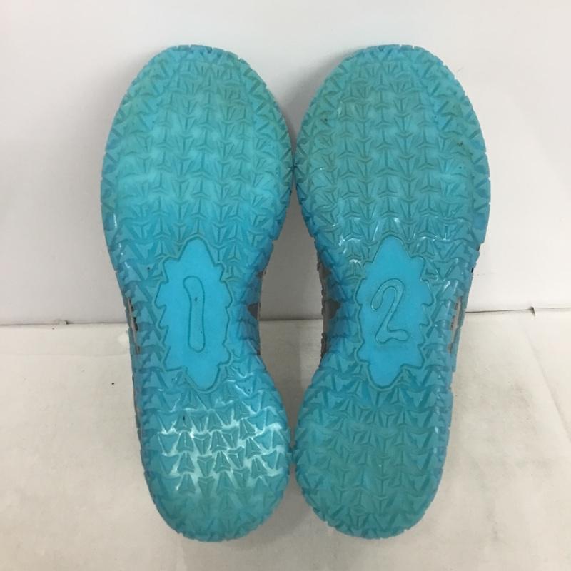 ナイキ NIKE スニーカー スニーカー IU7239 002 JA 3 Cloud Island EP 28cm 箱有 ジュラシックパーク バスケットボールシューズ 28.0cm ロゴ、文字 銀 / シルバー / silver color X 水色 / ライトブルー / メンズ USED 古着 中古 10160814