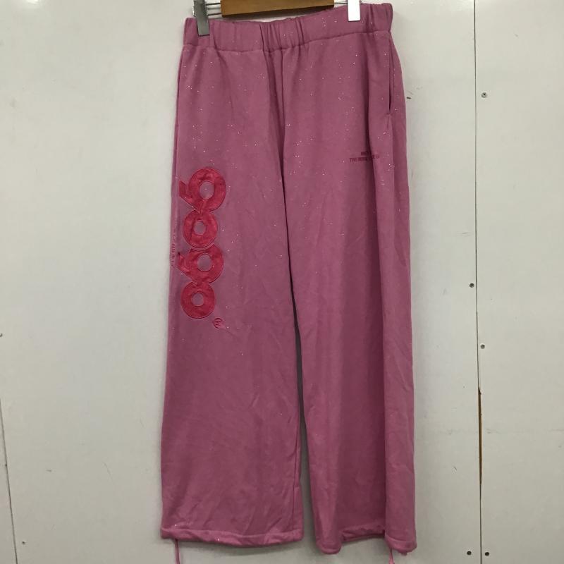 ナインティナインティ 9090 パンツ ワークパンツ、ペインターパンツ スウェットパンツ M 無地 桃 / ピンク / pink レディース USED 古着 中古 10160815