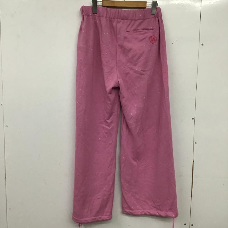 ナインティナインティ 9090 パンツ ワークパンツ、ペインターパンツ スウェットパンツ M 無地 桃 / ピンク / pink レディース USED 古着 中古 10160815