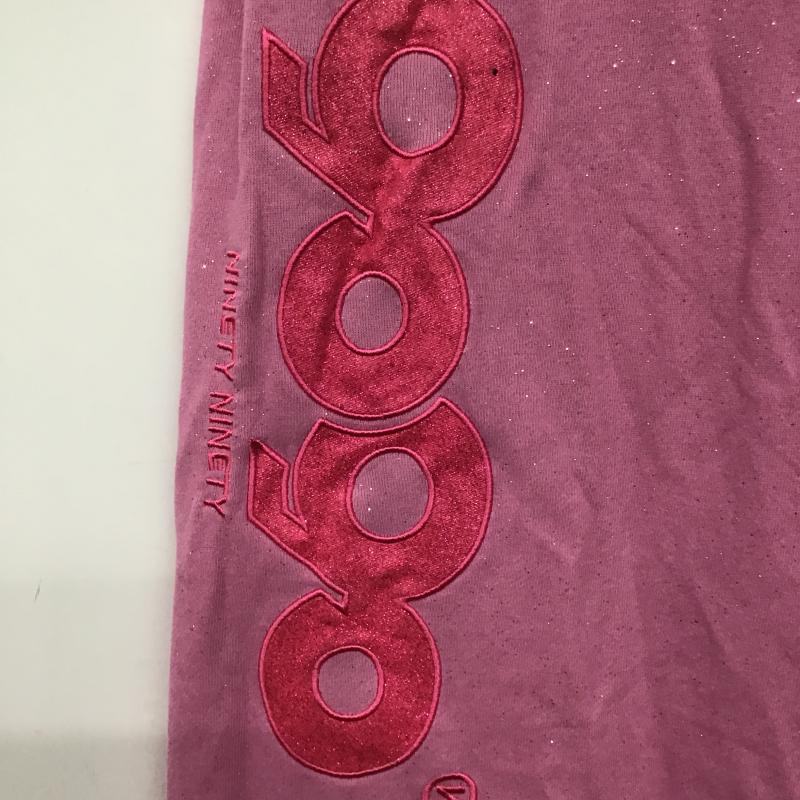 ナインティナインティ 9090 パンツ ワークパンツ、ペインターパンツ スウェットパンツ M 無地 桃 / ピンク / pink レディース USED 古着 中古 10160815