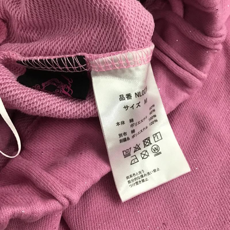ナインティナインティ 9090 パンツ ワークパンツ、ペインターパンツ スウェットパンツ M 無地 桃 / ピンク / pink レディース USED 古着 中古 10160815