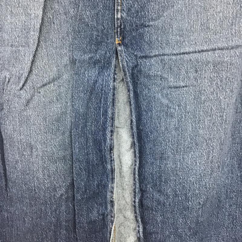 ザラ ZARA スカート ロングスカート デニムスカート L 無地 青 / ブルー / blue レディース USED 古着 中古 10160816