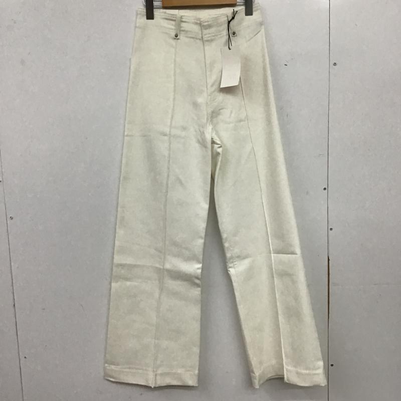 ザラ ZARA パンツ デニム、ジーンズ ホワイトデニム タグ付 36 無地 白 / ホワイト / white レディース USED 古着 中古 10160818