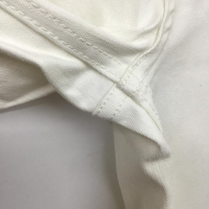 ザラ ZARA パンツ デニム、ジーンズ ホワイトデニム タグ付 36 無地 白 / ホワイト / white レディース USED 古着 中古 10160818