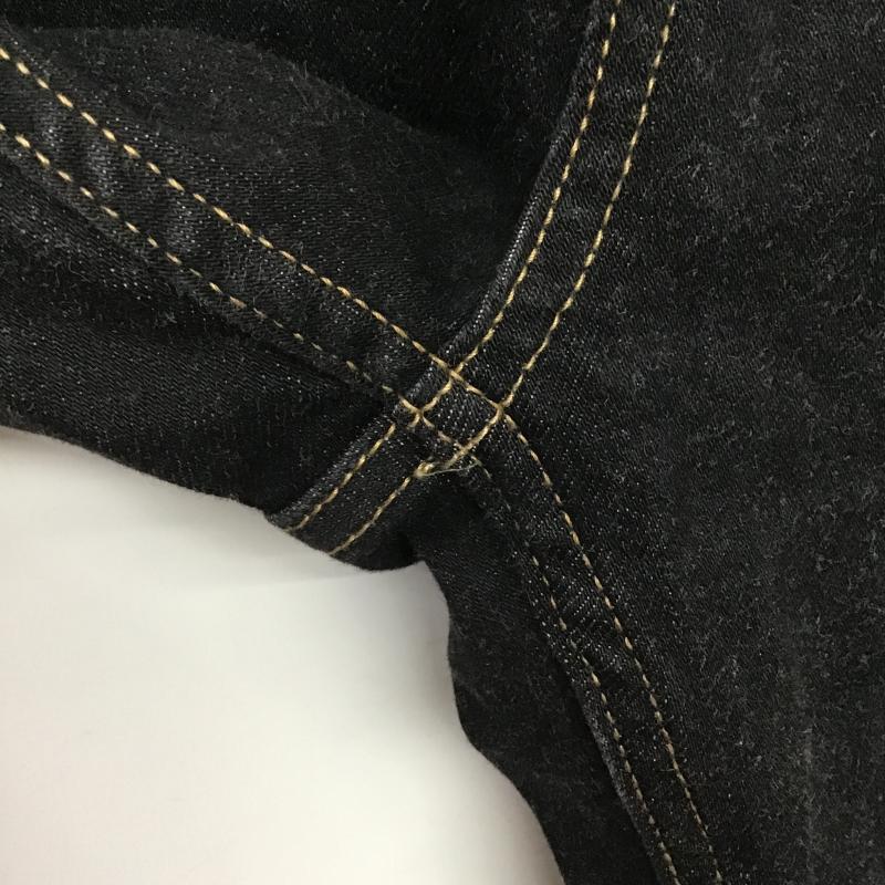 ヘザー Heather パンツ デニム、ジーンズ HE050106TO フレアスリットデニム S 無地 黒 / ブラック / black レディース USED 古着 中古 10160820