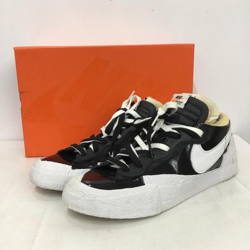 ナイキ NIKE スニーカー スニーカー DM6443-001 BLAZER LOW SACAI 28cm 箱有 28.0cm ロゴ、文字 白 / ホワイト / white X 黒 / ブラック / black メンズ USED 古着 中古 10160821