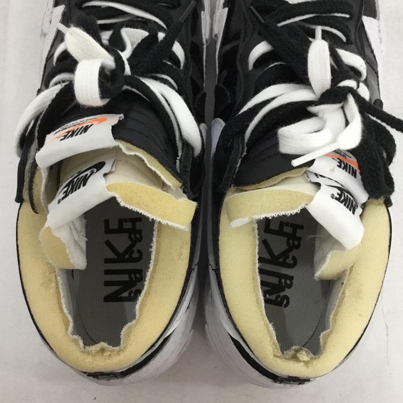 ナイキ NIKE スニーカー スニーカー DM6443-001 BLAZER LOW SACAI 28cm 箱有 28.0cm ロゴ、文字 白 / ホワイト / white X 黒 / ブラック / black メンズ USED 古着 中古 10160821