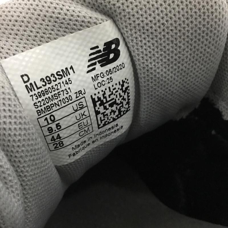 ニューバランス New Balance スニーカー スニーカー ML393SM1 28cm 28.0cm ロゴ、文字 黒 / ブラック / black X ダークグレー / ダークグレー / メンズ USED 古着 中古 10160824