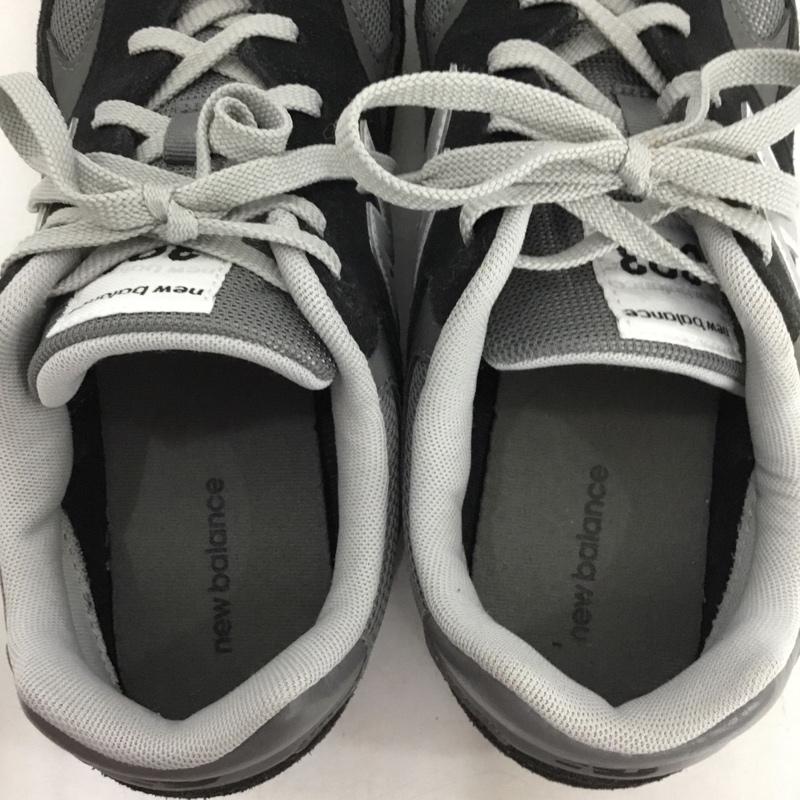 ニューバランス New Balance スニーカー スニーカー ML393SM1 28cm 28.0cm ロゴ、文字 黒 / ブラック / black X ダークグレー / ダークグレー / メンズ USED 古着 中古 10160824