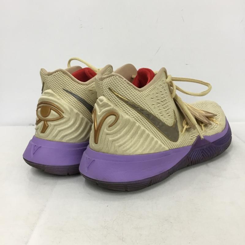 ナイキ NIKE スニーカー スニーカー CI9961-900 KYRIE 5 CONCEPTS TV PE 3 EP 28cm 28.0cm ロゴ、文字 ベージュ / ベージュ / beige X 紫 / パープル / purple メンズ USED 古着 中古 10160826
