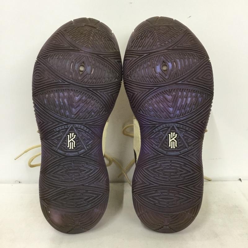 ナイキ NIKE スニーカー スニーカー CI9961-900 KYRIE 5 CONCEPTS TV PE 3 EP 28cm 28.0cm ロゴ、文字 ベージュ / ベージュ / beige X 紫 / パープル / purple メンズ USED 古着 中古 10160826