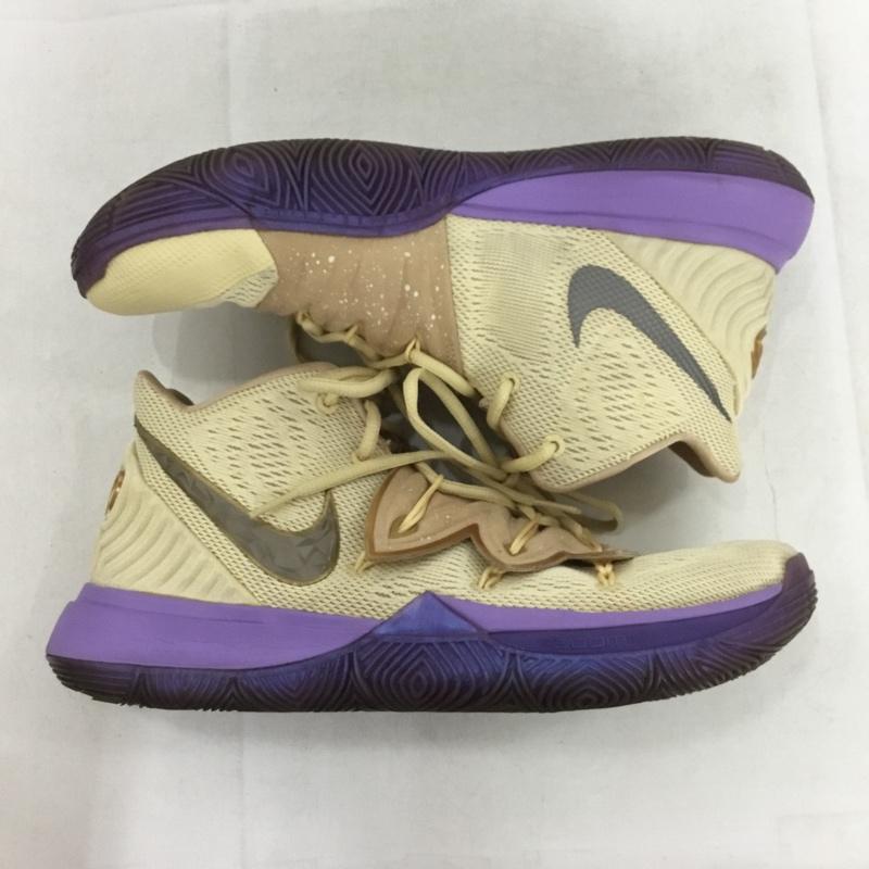 ナイキ NIKE スニーカー スニーカー CI9961-900 KYRIE 5 CONCEPTS TV PE 3 EP 28cm 28.0cm ロゴ、文字 ベージュ / ベージュ / beige X 紫 / パープル / purple メンズ USED 古着 中古 10160826