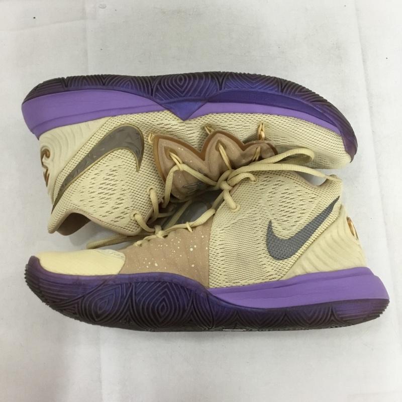 ナイキ NIKE スニーカー スニーカー CI9961-900 KYRIE 5 CONCEPTS TV PE 3 EP 28cm 28.0cm ロゴ、文字 ベージュ / ベージュ / beige X 紫 / パープル / purple メンズ USED 古着 中古 10160826