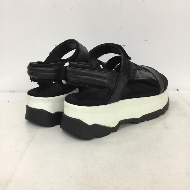 テバ Teva サンダル サンダル 1015177 ZAMORA 厚底ソール スポーツサンダル 24cm 24.0cm ロゴ、文字 黒 / ブラック / black X 白 / ホワイト / white レディース USED 古着 中古 10160828