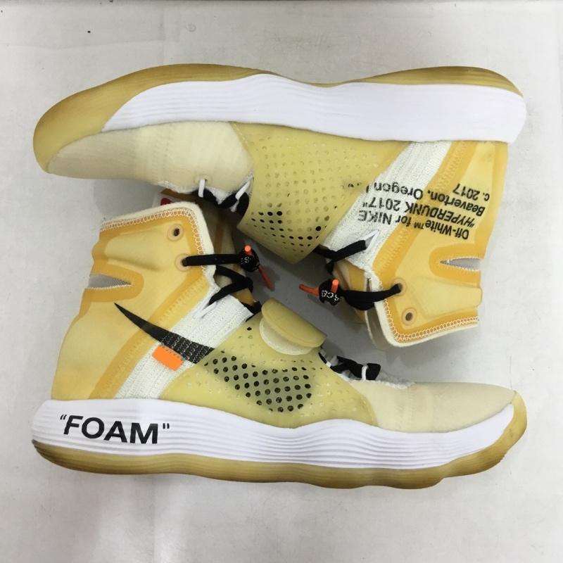 ナイキ NIKE スニーカー スニーカー AJ4578-100 THE 10 HYPERDUNK 2017 FK OFF WHITE 28.5cm 28.5cm ロゴ、文字 白 / ホワイト / white メンズ USED 古着 中古 10160830