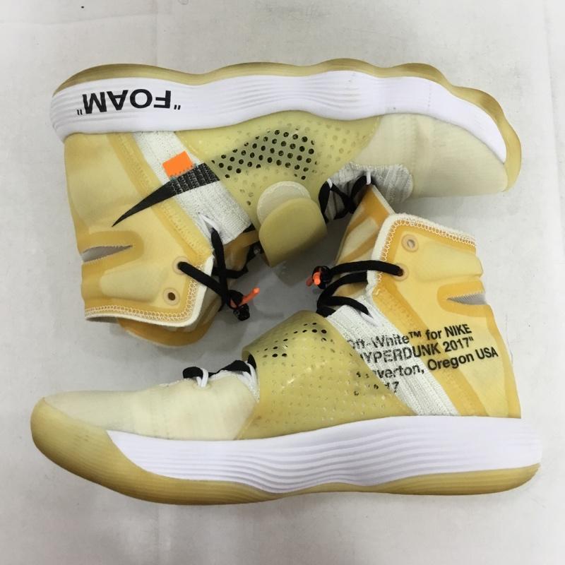 ナイキ NIKE スニーカー スニーカー AJ4578-100 THE 10 HYPERDUNK 2017 FK OFF WHITE 28.5cm 28.5cm ロゴ、文字 白 / ホワイト / white メンズ USED 古着 中古 10160830