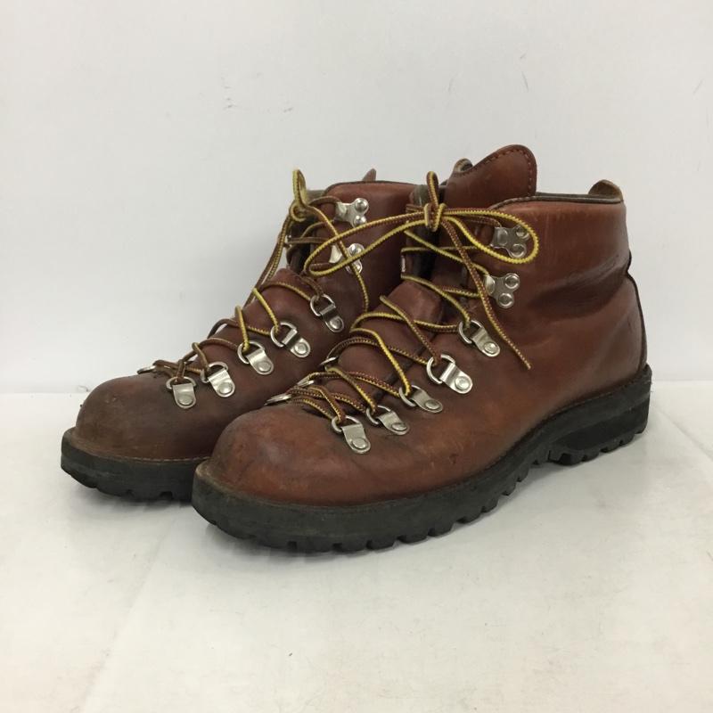 ダナー Danner ブーツ ショートブーツ 30520 マウンテンライト USA製 GORE-TEX 8D ロゴ、文字 茶 / ブラウン / brown メンズ USED 古着 中古 10160832