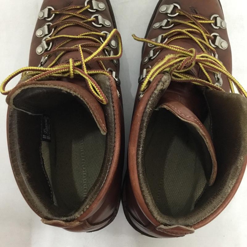 ダナー Danner ブーツ ショートブーツ 30520 マウンテンライト USA製 GORE-TEX 8D ロゴ、文字 茶 / ブラウン / brown メンズ USED 古着 中古 10160832