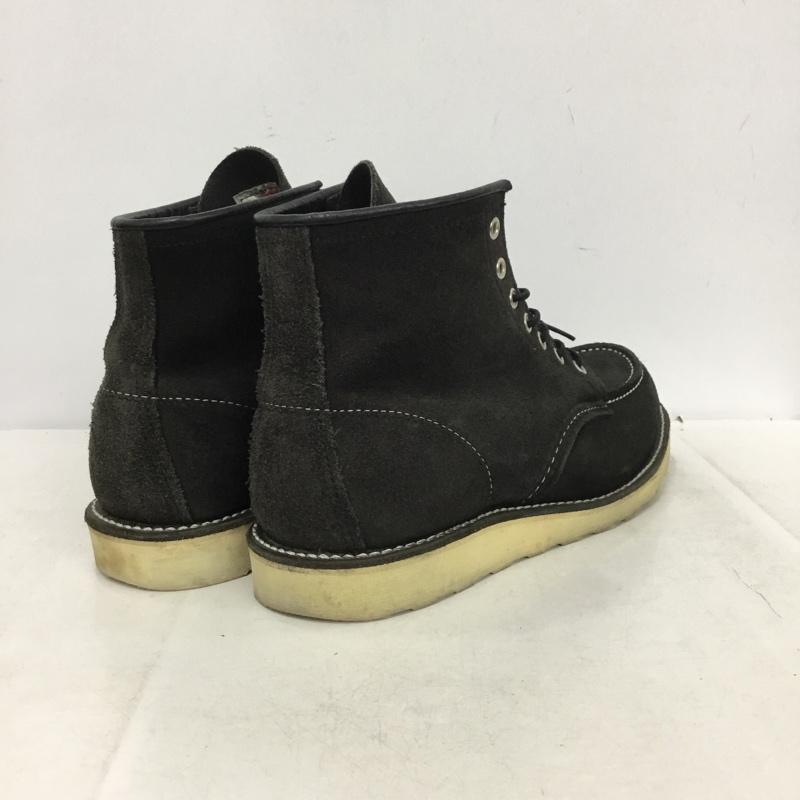 レッドウィング RED WING ブーツ ショートブーツ 8874 6インチクラシックモック 26.5cm USA8.5E 26.5cm 無地 黒 / ブラック / black メンズ USED 古着 中古 10160833
