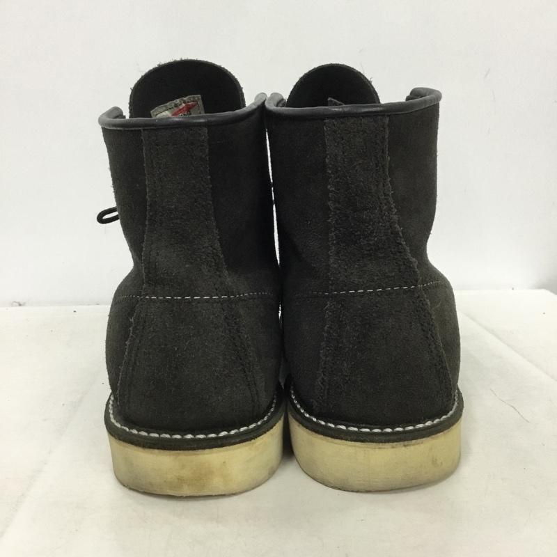 レッドウィング RED WING ブーツ ショートブーツ 8874 6インチクラシックモック 26.5cm USA8.5E 26.5cm 無地 黒 / ブラック / black メンズ USED 古着 中古 10160833