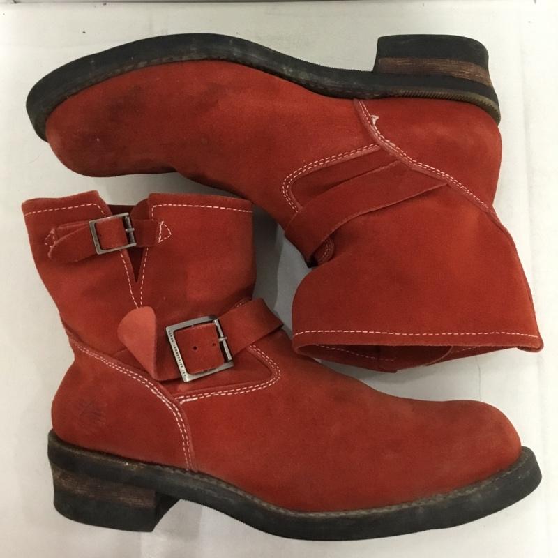 アルファインダストリー Alpha Industries ブーツ エンジニアブーツ ショート丈 28cm 28.0cm ロゴ、文字 赤 / レッド / red メンズ USED 古着 中古 10160835