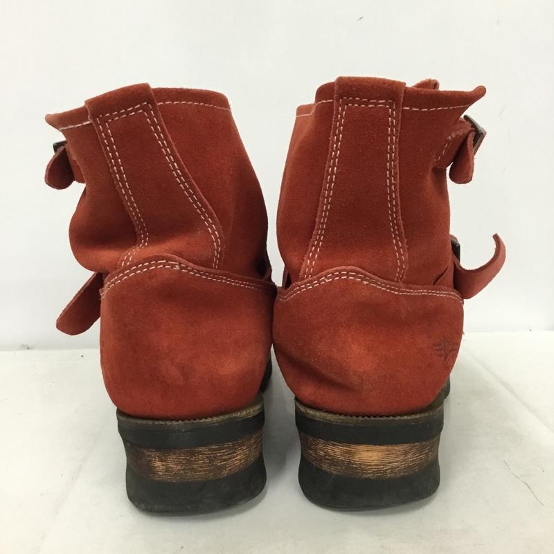アルファインダストリー Alpha Industries ブーツ エンジニアブーツ ショート丈 28cm 28.0cm ロゴ、文字 赤 / レッド / red メンズ USED 古着 中古 10160835