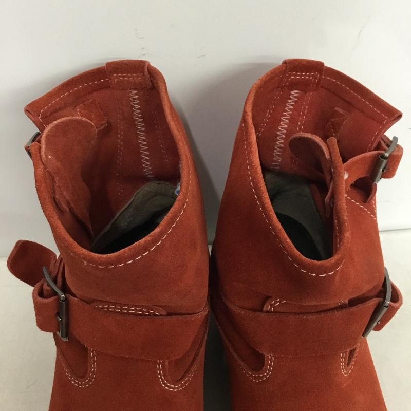 アルファインダストリー Alpha Industries ブーツ エンジニアブーツ ショート丈 28cm 28.0cm ロゴ、文字 赤 / レッド / red メンズ USED 古着 中古 10160835