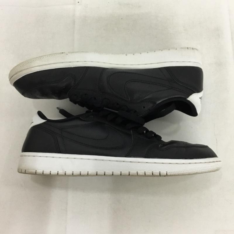 ナイキ NIKE スニーカー スニーカー 705329-010 AIR JORDAN 1 RETRO LOW OG 28cm 28.0cm ロゴ、文字 黒 / ブラック / black X 白 / ホワイト / white メンズ USED 古着 中古 10160837