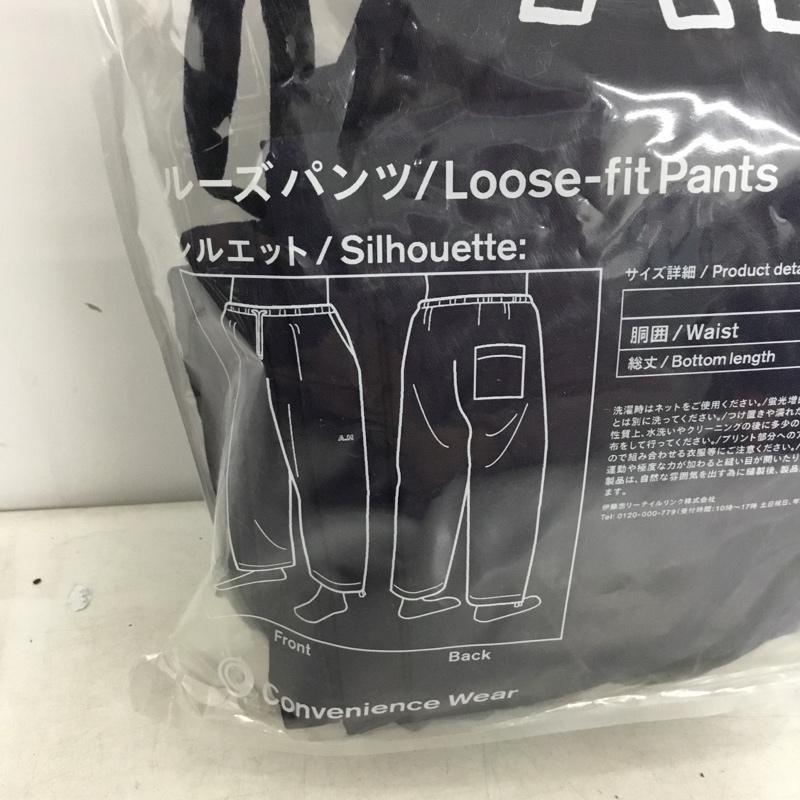 古着 USED パンツ ワークパンツ、ペインターパンツ ルーズパンツ 男女兼用 A.H コンビニエンスウェア L ロゴ、文字 紺 / ネイビー / navy メンズ USED 古着 中古 10160838