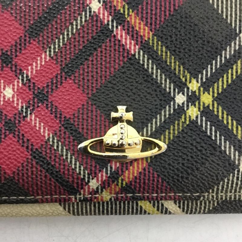 ヴィヴィアンウエストウッド Vivienne Westwood 財布 長財布 チェック ワンポイント マルチカラー / マルチカラー / multicolor レディース USED 古着 中古 10160839