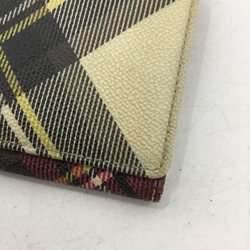 ヴィヴィアンウエストウッド Vivienne Westwood 財布 長財布 チェック ワンポイント マルチカラー / マルチカラー / multicolor レディース USED 古着 中古 10160839
