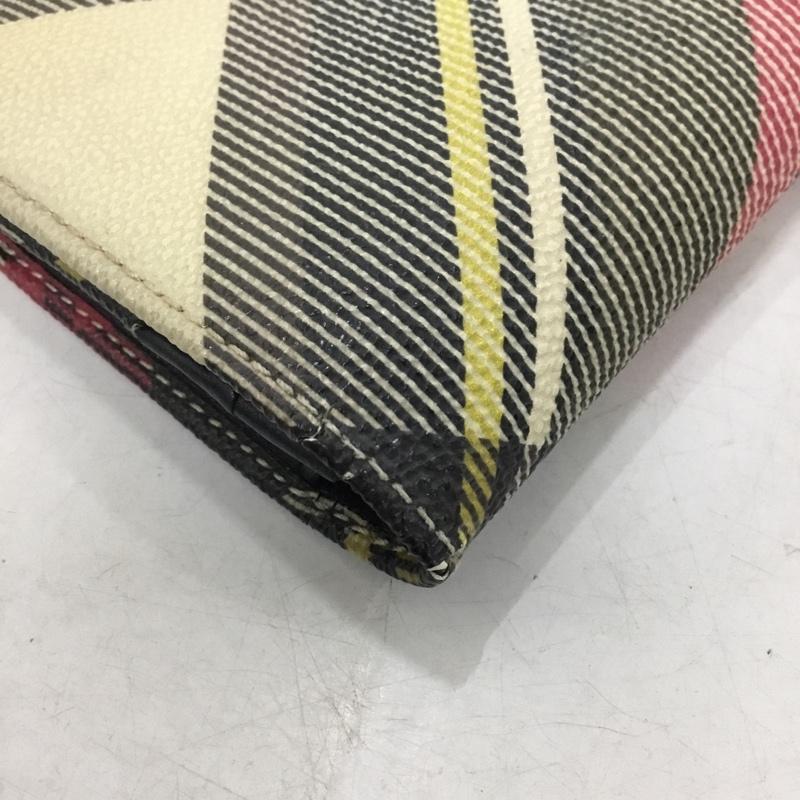 ヴィヴィアンウエストウッド Vivienne Westwood 財布 長財布 チェック ワンポイント マルチカラー / マルチカラー / multicolor レディース USED 古着 中古 10160839
