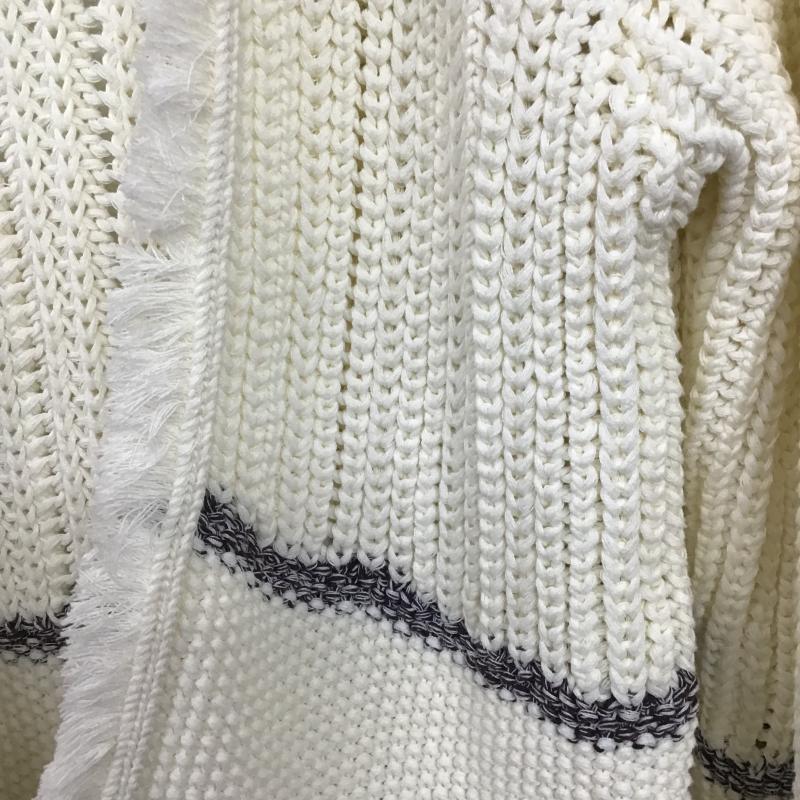 シンプリシテェ Simplicite カーディガン 長袖 無地 白 / ホワイト / white レディース USED 古着 中古 10160841