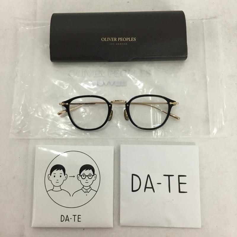 オリバーピープルズ OLIVER PEOPLES めがね・サングラス めがね Holdren BK/G ケース付き  黒 / ブラック / black X 金 / ゴールド / gold color メンズ USED 古着 中古 10160843