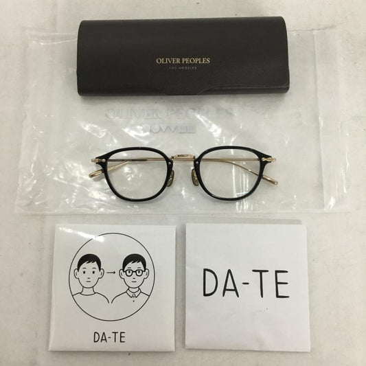 オリバーピープルズ OLIVER PEOPLES めがね・サングラス めがね Holdren BK/G ケース付き  黒 / ブラック / black X 金 / ゴールド / gold color メンズ USED 古着 中古 10160843