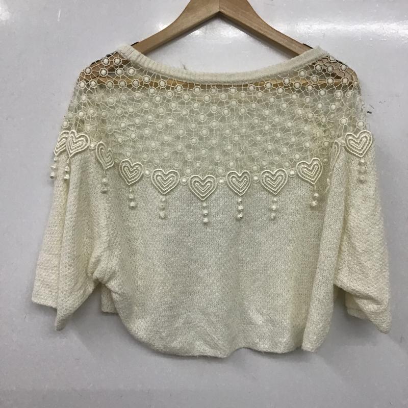 スナイデル SNIDEL カットソー 半袖 FREE 無地 白 / ホワイト / white レディース USED 古着 中古 10160844