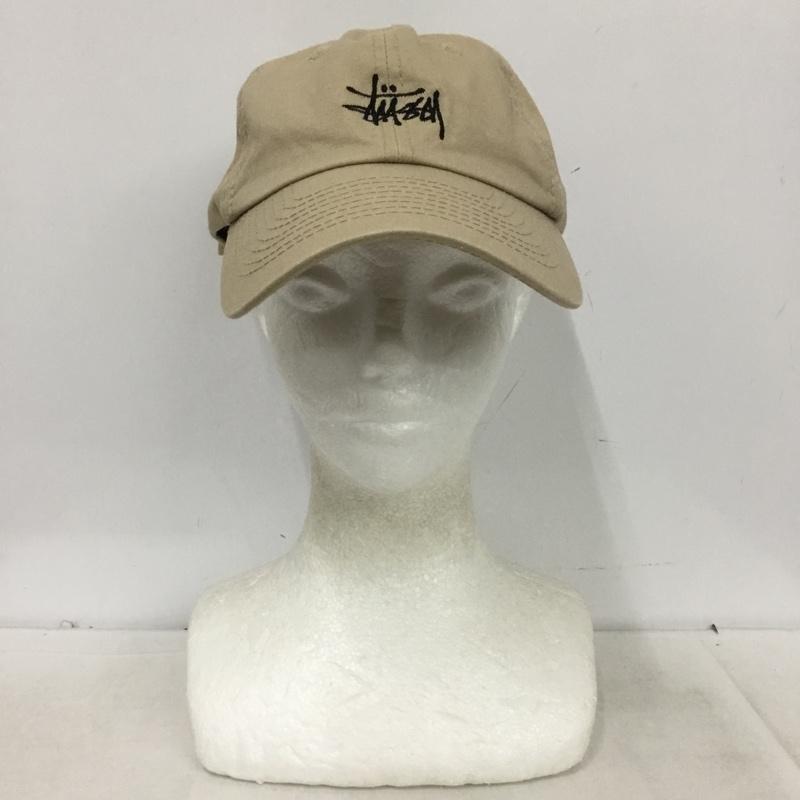 ステューシー STUSSY 帽子 キャップ ロゴ、文字 ベージュ / ベージュ / beige メンズ USED 古着 中古 10160845