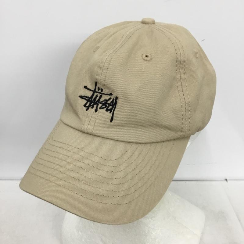 ステューシー STUSSY 帽子 キャップ ロゴ、文字 ベージュ / ベージュ / beige メンズ USED 古着 中古 10160845