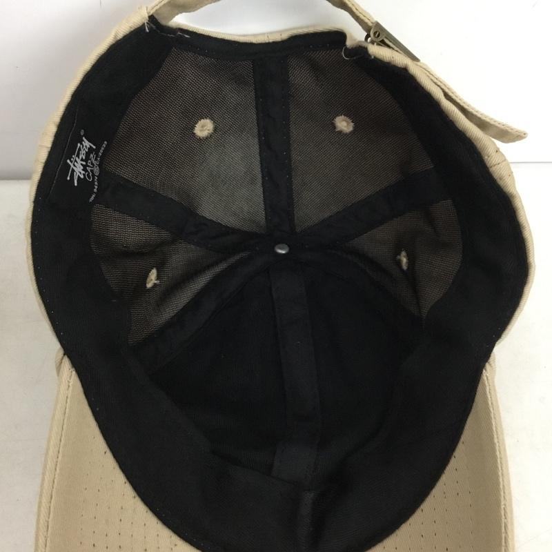 ステューシー STUSSY 帽子 キャップ ロゴ、文字 ベージュ / ベージュ / beige メンズ USED 古着 中古 10160845