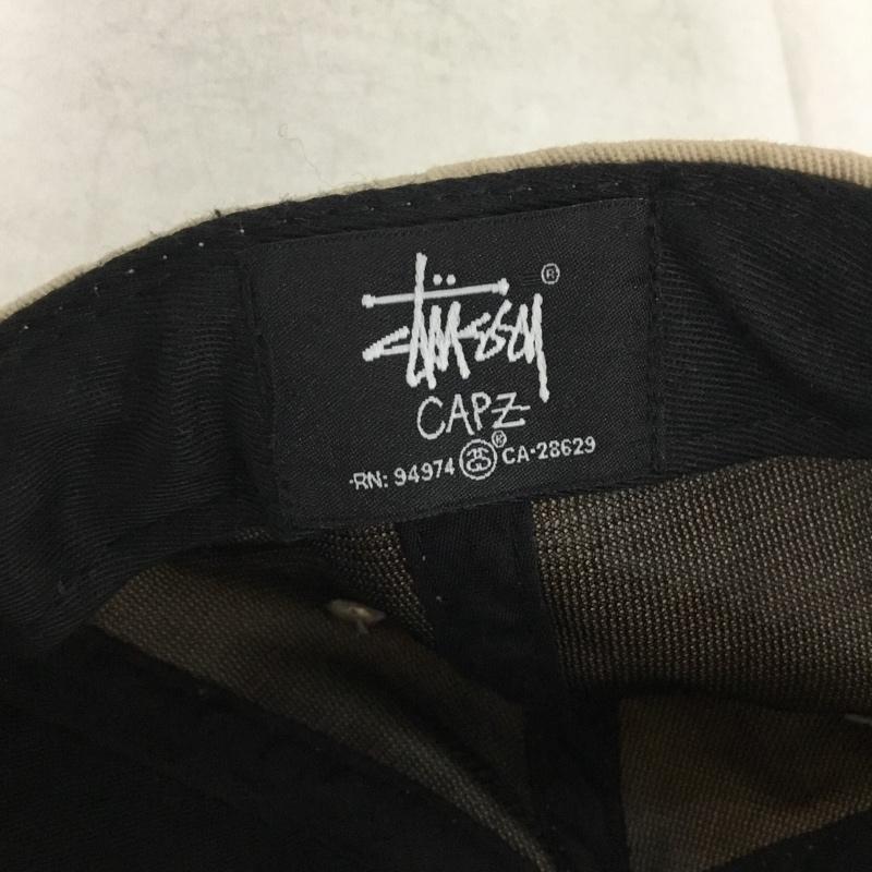 ステューシー STUSSY 帽子 キャップ ロゴ、文字 ベージュ / ベージュ / beige メンズ USED 古着 中古 10160845
