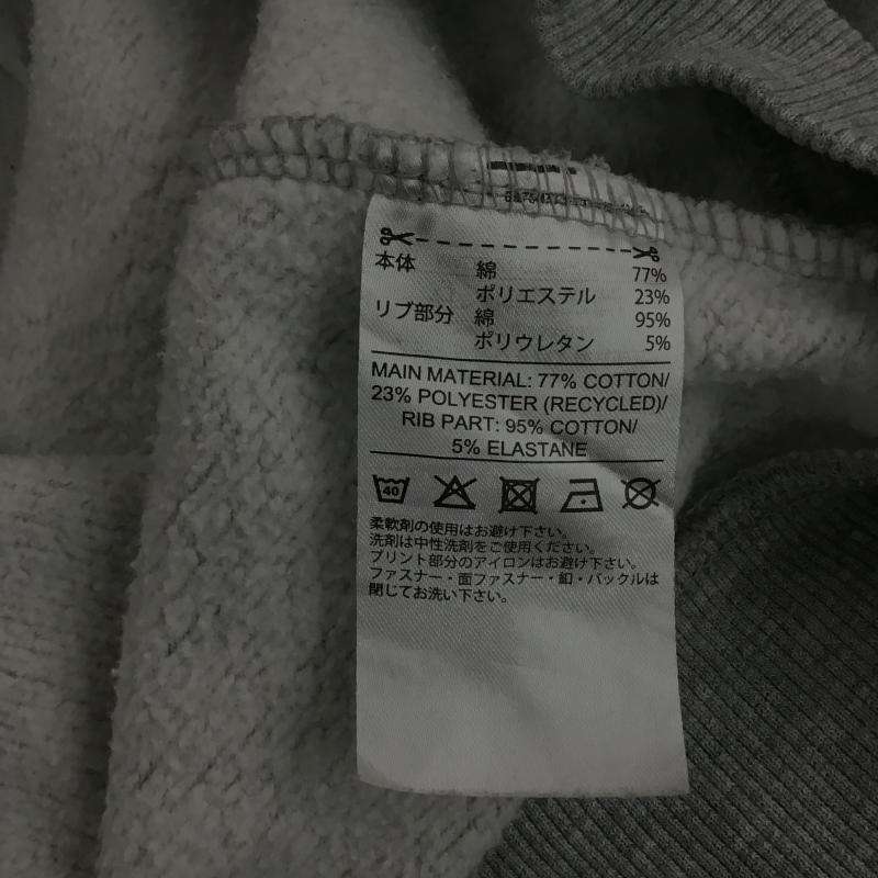 アディダス adidas パーカー 長袖 ジップパーカー M 無地 灰 / グレー / gray レディース USED 古着 中古 10160848