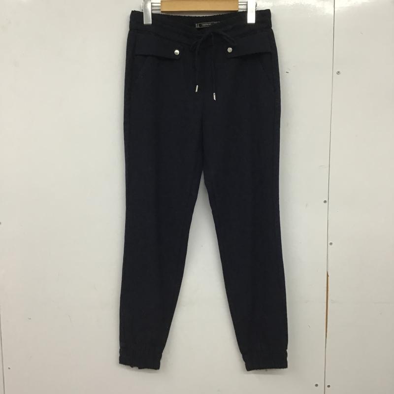 ザラ ZARA TRAFALUC パンツ スラックス S 無地 紺 / ネイビー / navy レディース USED 古着 中古 10160849