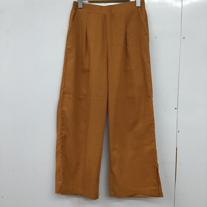 ルコリ le colis パンツ スラックス 無地 茶 / ブラウン / brown レディース USED 古着 中古 10160850