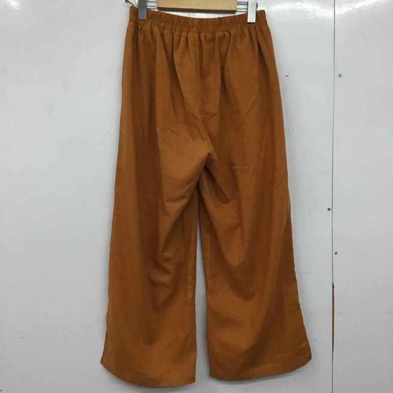 ルコリ le colis パンツ スラックス 無地 茶 / ブラウン / brown レディース USED 古着 中古 10160850