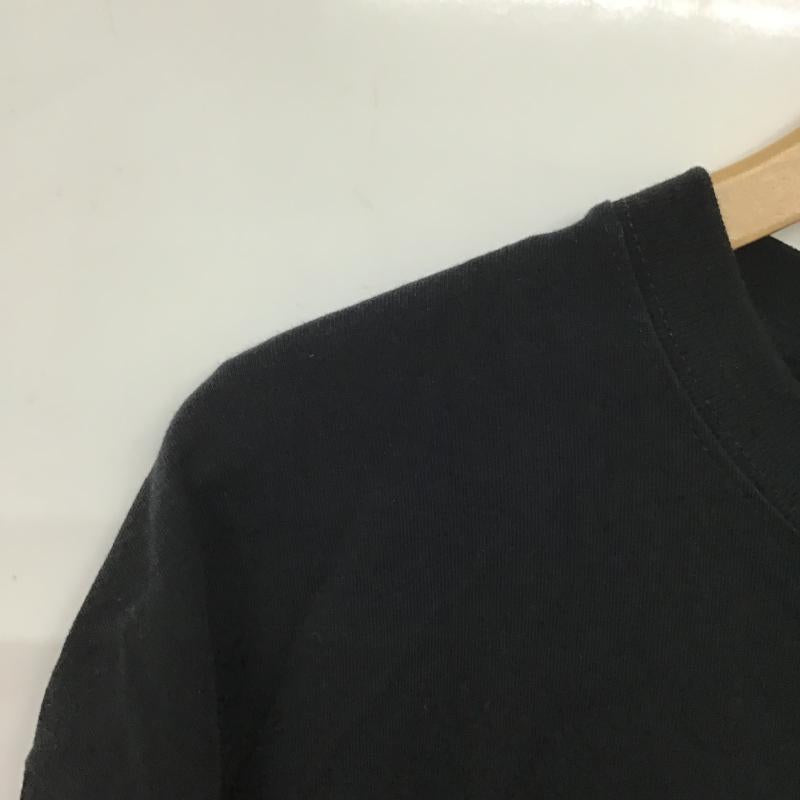 アダムエロペ ADAM ET ROPE  Tシャツ 半袖 半袖カットソー プリントTシャツ クルーネックカットソー XL プリント 黒 / ブラック / black メンズ USED 古着 中古 10160853