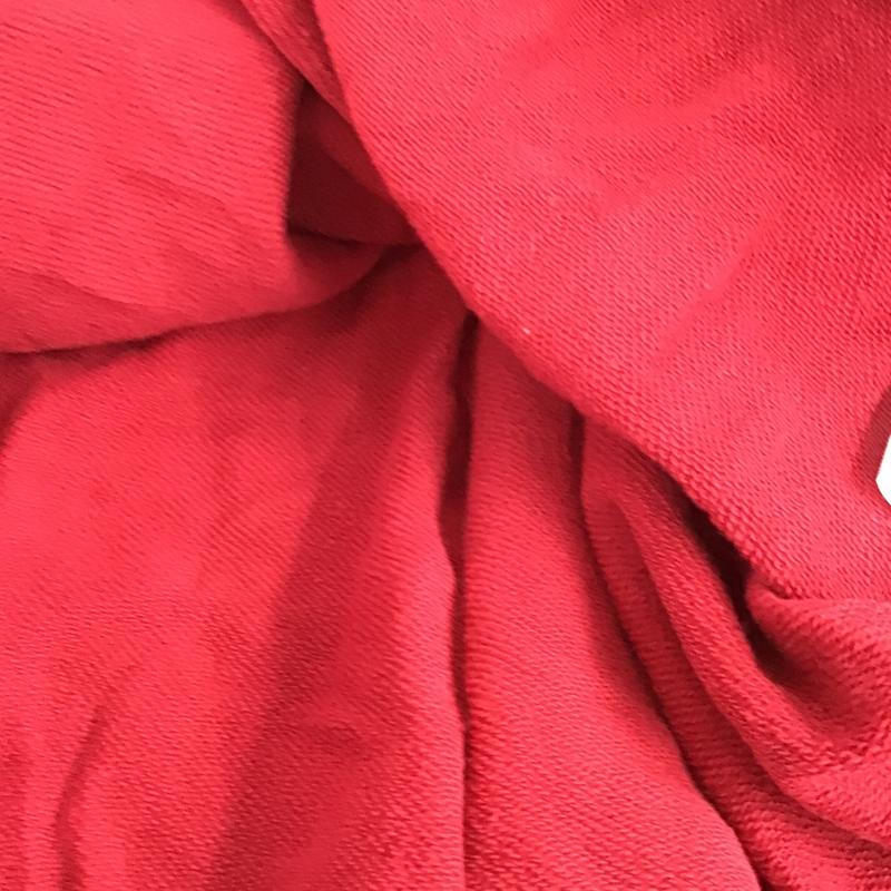 アクレント ACLENT トレーナー 長袖 12512-115381 カットオフワンショルダールーズスウェット FREE 無地 赤 / レッド / red レディース USED 古着 中古 10160856