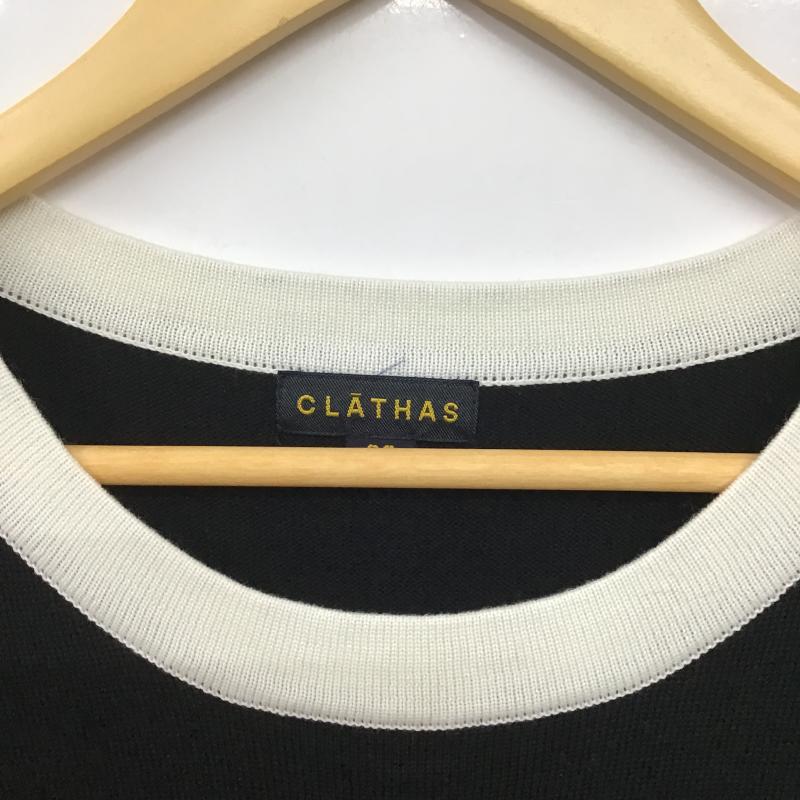 クレイサス CLATHAS ワンピース ミニスカート 38 無地 黒 / ブラック / black レディース USED 古着 中古 10160857