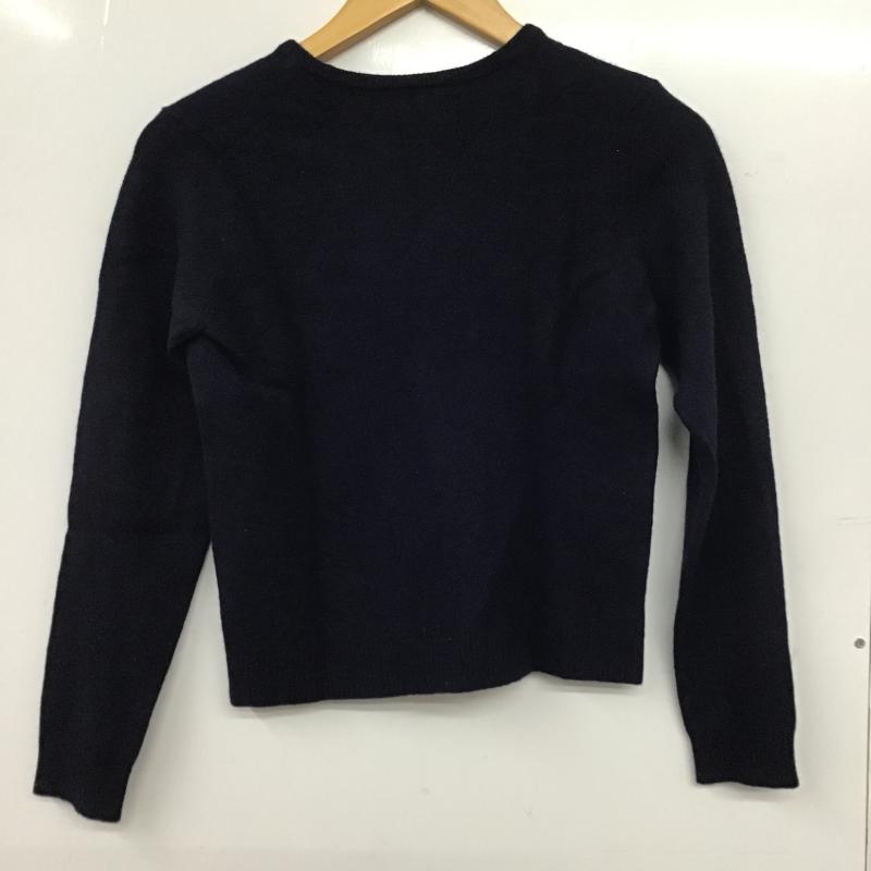 ラコステ LACOSTE カーディガン 長袖 3 無地 紺 / ネイビー / navy レディース USED 古着 中古 10160859