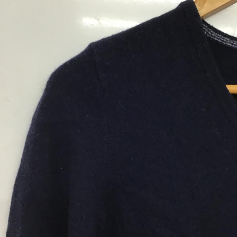 ラコステ LACOSTE カーディガン 長袖 3 無地 紺 / ネイビー / navy レディース USED 古着 中古 10160859